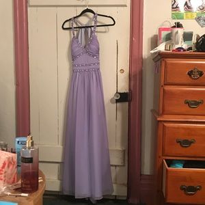 Lilac prom dress